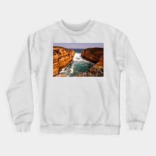 Coastal Rock Formation Crewneck Sweatshirt